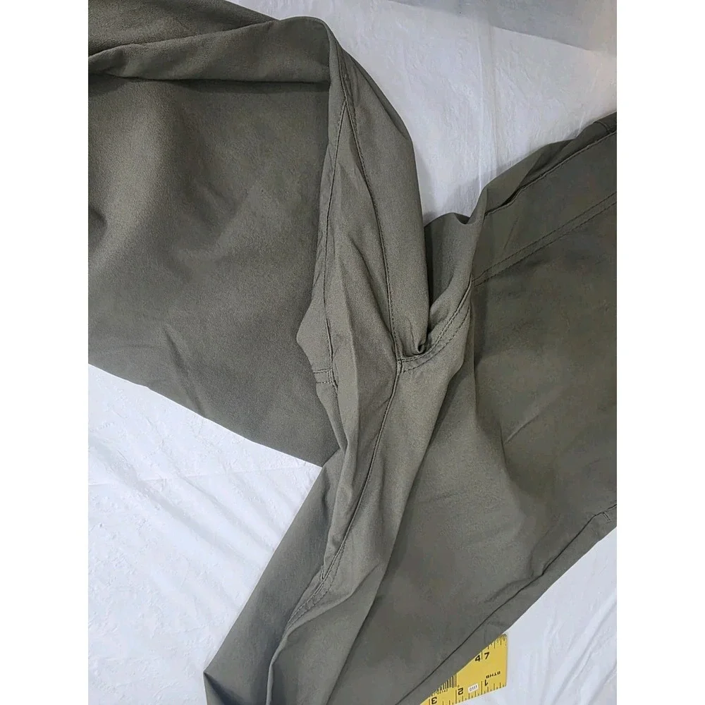 PrAna Brion Slim ReZion Pant II Pants Mens 42x32 Slate Green Hiking Outdoor NEW